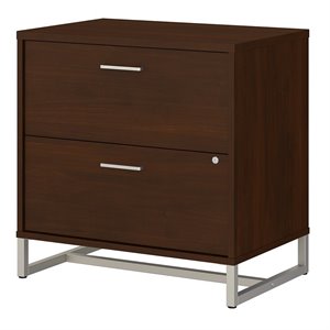 Office by kathy ireland Method 2 Drawer Lateral File Cabinet in Century Walnut