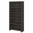 Echo 5 Shelf Bookcase in Charcoal Maple - Engineered Wood