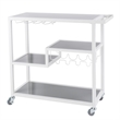 Holly & Martin Zephs Bar Cart in White