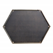Holly & Martin Whexis Metal Wall Mirror in Champagne Gold