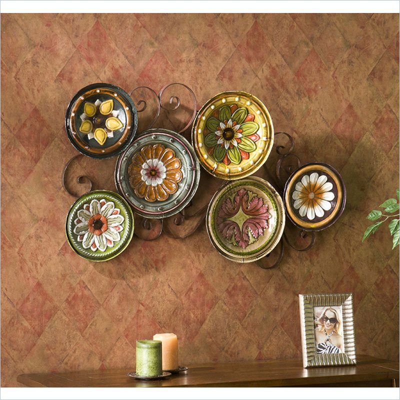 Scattered Italian Plates Wall Art WS9435