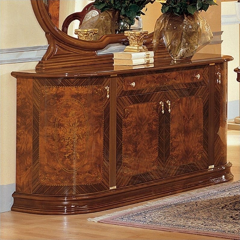 camelgroup Milady 4 Door Buffet in Walnut   MELBUFFET