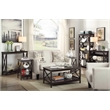 Convenience Concepts Oxford Coffee Table with Shelf in Espresso Wood Finish