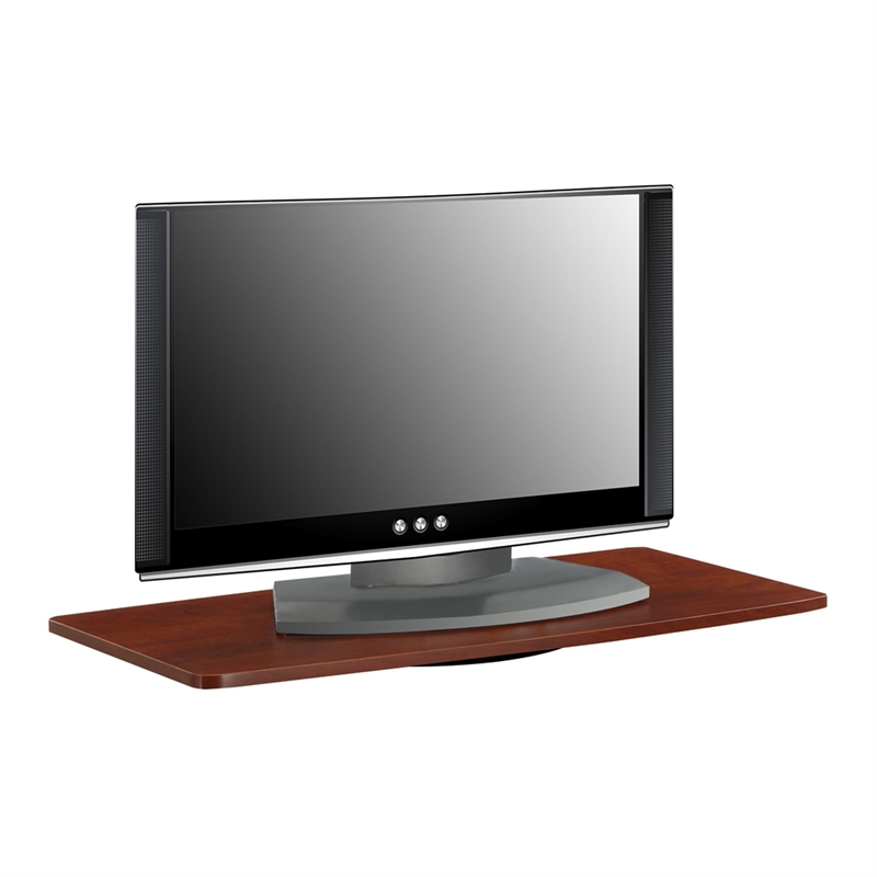 Convenience Concepts Designs2Go XL Single-Tier TV Swivel in Cherry Wood Finish