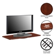 Convenience Concepts Designs2Go XL Single-Tier TV Swivel in Cherry Wood Finish