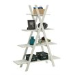 Convenience Concepts Oxford Four Shelf Bookcase in White Wood Finish