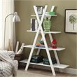 Convenience Concepts Oxford Four Shelf Bookcase in White Wood Finish