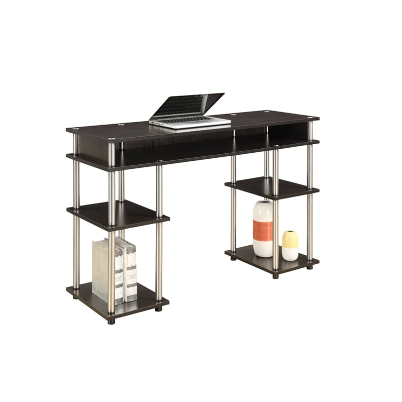 Convenience Concepts Designs2Go Writing Desk in Espresso Wood Finish