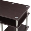 Convenience Concepts Designs2Go Writing Desk in Espresso Wood Finish