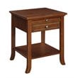 Convenience Concepts American Heritage Logan End Table in Espresso Wood Finish