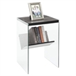Convenience Concepts Soho End Table in Weathered Gray Wood Finish