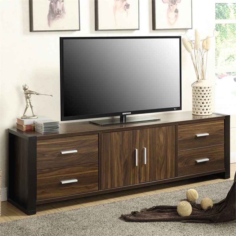 Enterprise 70 Tv Stand In Dark Walnut 131507dw Enterprise 70