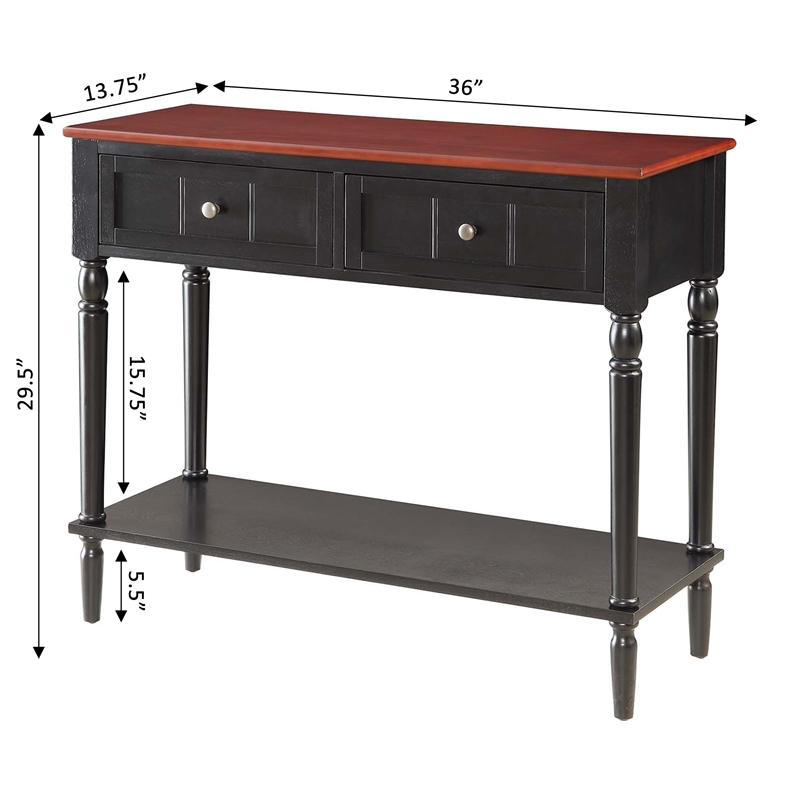 Convenience Concepts French Country, French Country Console Table With Drawers