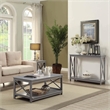 Convenience Concepts Oxford Console Table in Gray Wood Finish