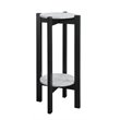 Convenience Concepts Newport Deluxe Plant Stand in Black Wood Finish