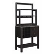 Convenience Concepts Newport Serving Bar in Espresso Wood and Faux Marble