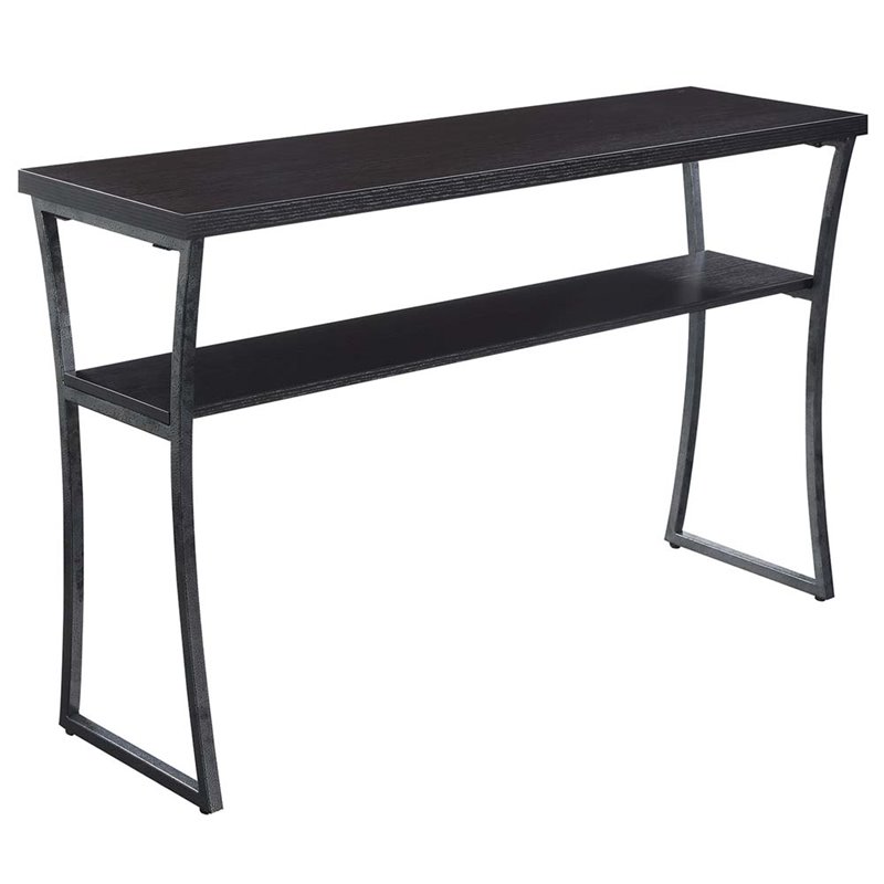 Convenience Concepts X-Calibur Console Table in Espresso Wood Finish