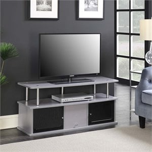 Convenience Concepts Designs2Go 50&quot TV Stand in Gray Wood Finish