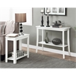 Convenience Concepts Designs2Go Baja Console Table in White Wood Finish