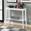 Convenience Concepts Designs2Go Baja Console Table in White Wood Finish