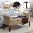 Convenience Concepts Designs4Comfort Garbo Bedroom Bench in Tan Fabric