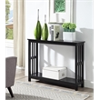 Convenience Concepts Mission Console Table in Black Wood Finish