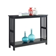 Convenience Concepts Mission Console Table in Black Wood Finish