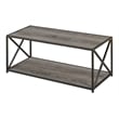 Convenience Concepts Tucson Coffee Table in Weathered Gray Wood Finish