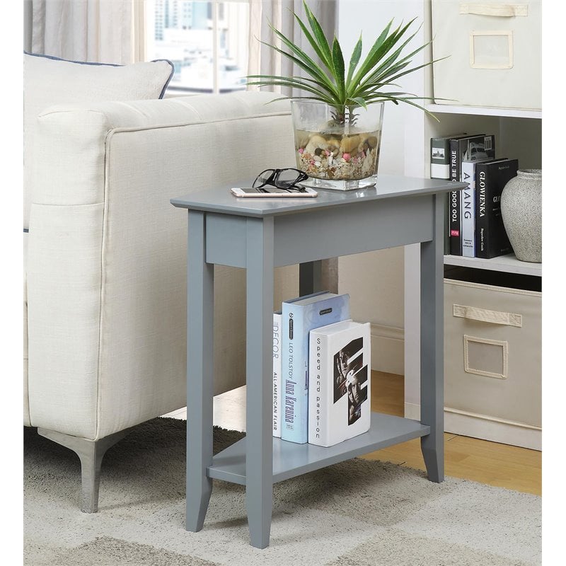 Wedge discount chairside table