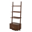 Convenience Concepts American Heritage Bookshelf Ladder in Espresso Wood Finish