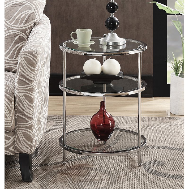 convenience concepts royal crest end table