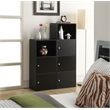 Convenience Concepts Xtra Storage Bookcase in Cherry Wood Finish