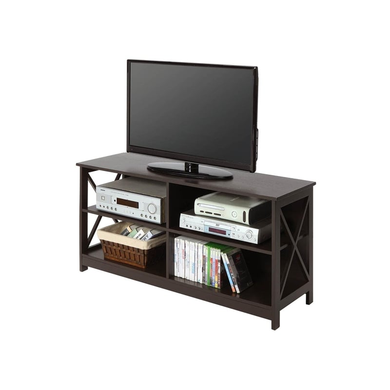 Convenience Concepts Oxford TV Stand in Espresso Wood Finish
