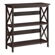 Convenience Concepts Oxford Three-Tier Bookcase in Espresso Wood Finish