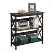 Convenience Concepts Oxford Three-Tier Bookcase in Espresso Wood Finish