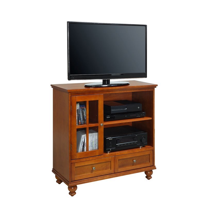 Convenience Concepts Tahoe Highboy Tv Stand In Cherry 8067000ch