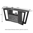 Convenience Concepts Graystone 60