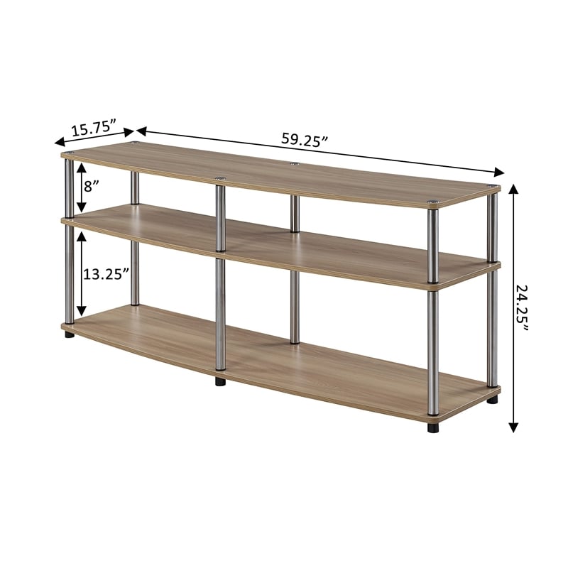Convenience Concepts Designs2Go Three-Tier 60