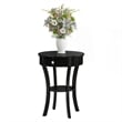Convenience Concepts Classic Accents Schaffer End Table in Black Wood Finish