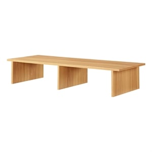 Convenience Concepts Designs2Go Large TV-Monitor Riser in Light Oak Wood Finish