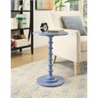 Convenience Concepts Palm Beach Spindle Table in Blue Wood Finish
