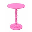Convenience Concepts Palm Beach Spindle Table in Pink Wood Finish
