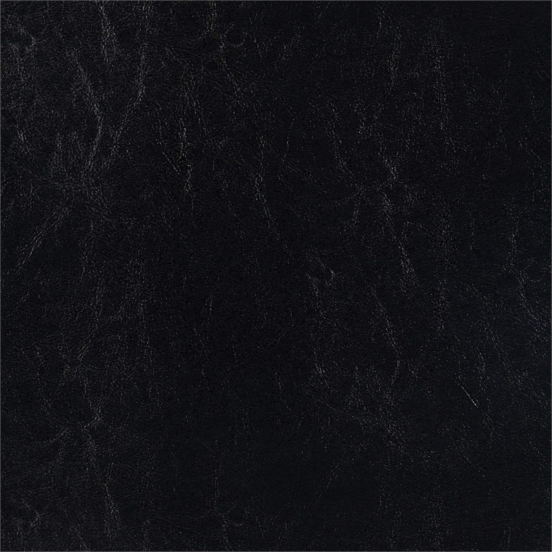 Convenience Concepts Designs4Comfort Garbo Storage Bench in Black Faux Leather