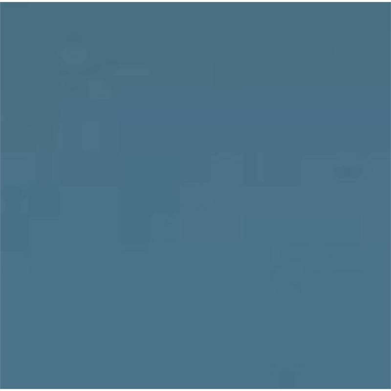 Convenience Concepts American Heritage Three-Tier End Table in Blue Wood Finish