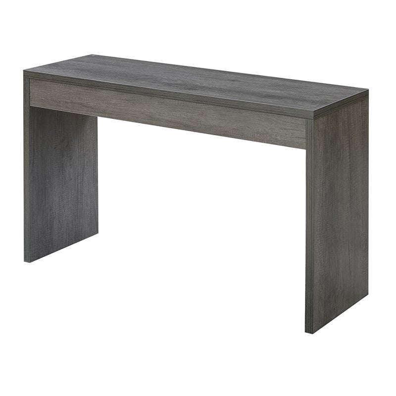 Convenience Concepts Northfield Hall Console Table in Weathered Gray Wood Finish