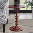 Convenience Concepts Palm Beach Spindle Table in Mahogany Wood Finish