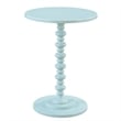 Convenience Concepts Palm Beach Spindle Table in Green Sea Foam Wood Finish