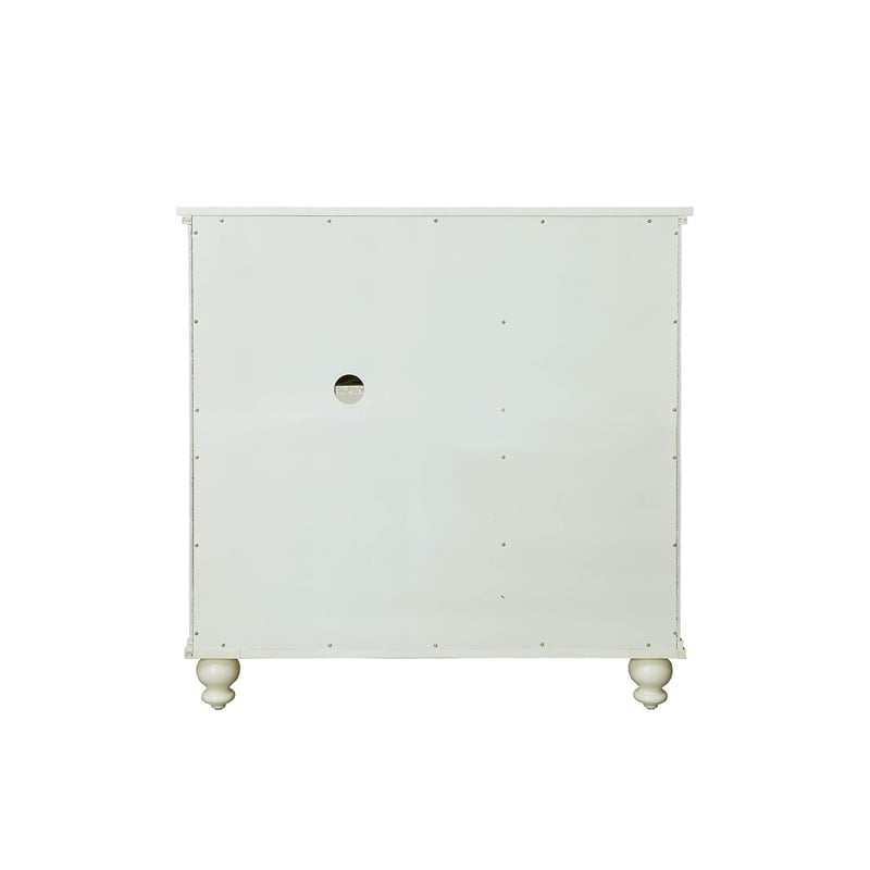 Convenience Concepts Tahoe Highboy TV Stand in Dark Walnut Wood Finish