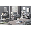 Convenience Concepts Tucson Deluxe Two-Tier Console Table in White Wood Finish