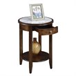 Convenience Concepts American Heritage Baldwin End Table in Espresso Wood Finish